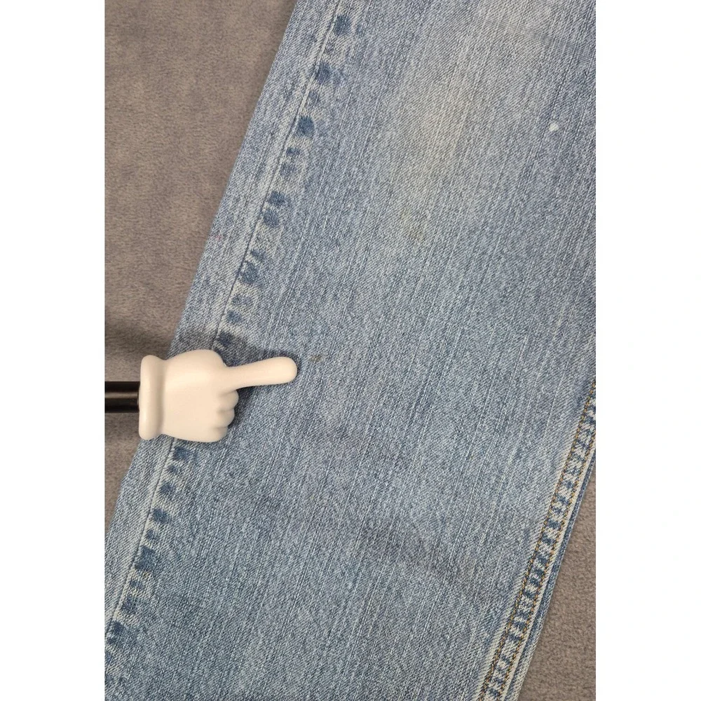 Tommy Hilfiger Mens Vintage Classic Fit Light Wash Straight Leg Jeans 30x32